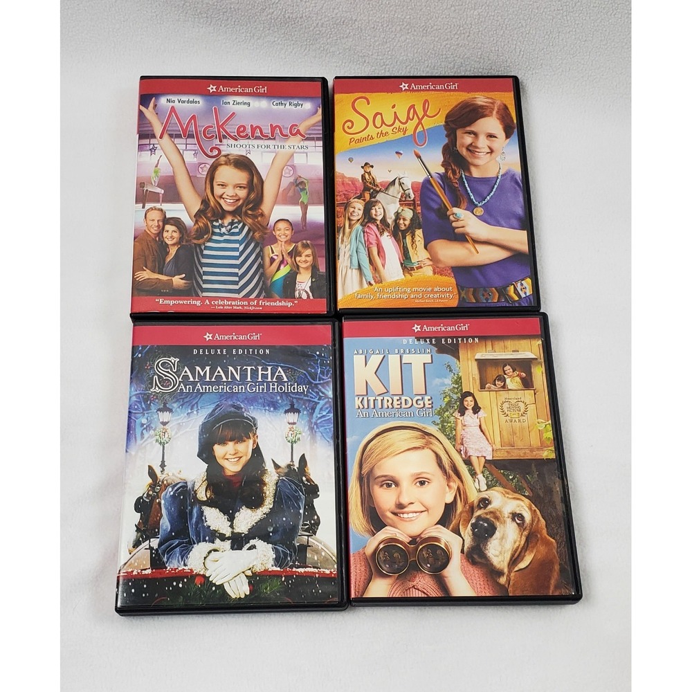 American Girl DVD Movie Lot Excellent 4 Film Collection Kit Samantha Saige Kenna